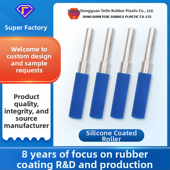 Vonkajší gumový valec s gumovým poťahom a tubusom z nerezovej ocele; prispôsobiteľný Td3658, značka Ted; gumové materiály: butylová, nitrilová, polyuretánová a silikónová guma.