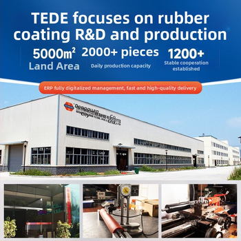 Vonkajší gumový valec s gumovým poťahom a tubusom z nerezovej ocele; prispôsobiteľný Td3658, značka Ted; gumové materiály: butylová, nitrilová, polyuretánová a silikónová guma.