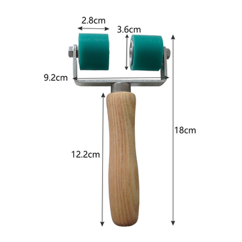 Séria tlakových kolies pre zváranie plastov - silikónová trubka, vysoká teplotná odolnosť, ručná rolka s dvojitými ložiskami a tesnenie hrán