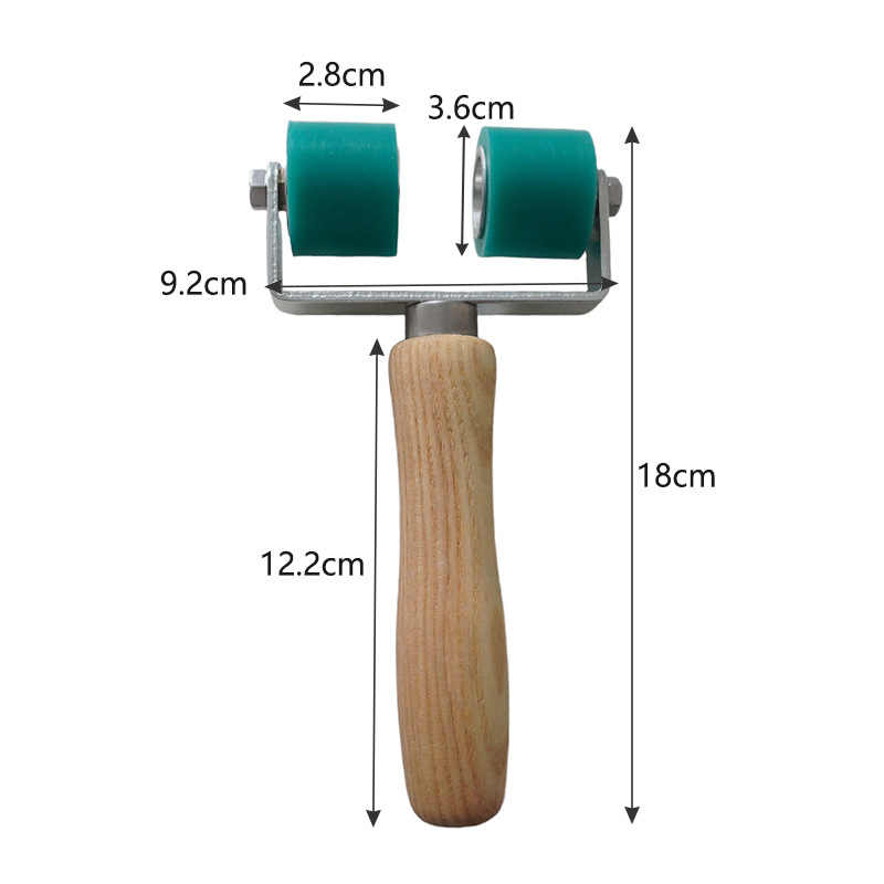 Séria tlakových kolies pre zváranie plastov - silikónová trubka, vysoká teplotná odolnosť, ručná rolka s dvojitými ložiskami a tesnenie hrán