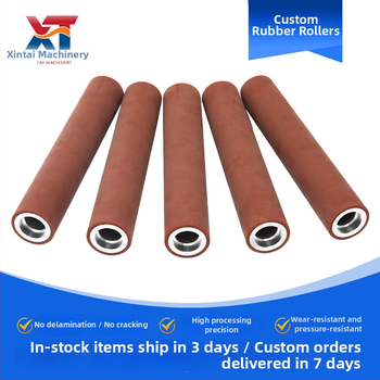 Gumený val s PU jadrom pre stroje a dopravníky, odolný voči opotrebeniu a protiskĺzny, mechanický pohon