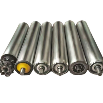 Rolă din dinți industrială pentru linii de transport, țeavă din oțel inoxidabil, suprafață galvanizată, diametrele cilindrului și axului personalizabile