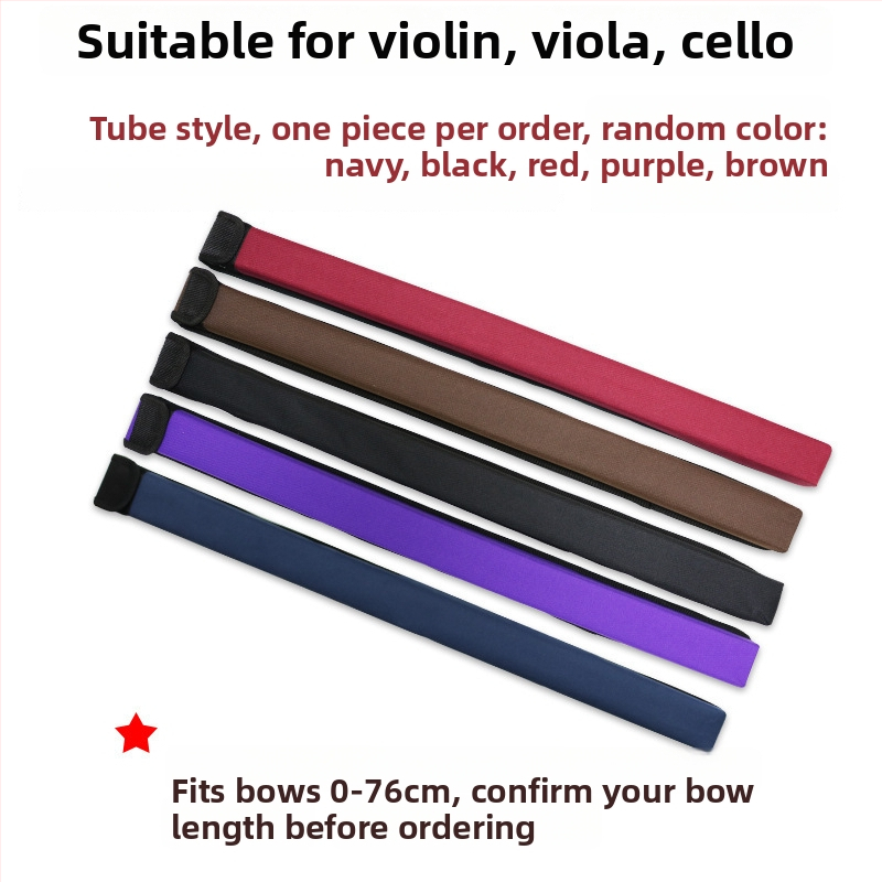 Violet taška na hudobné nástroje s puzdrom na husľový luk pre husle, violončelo a kontrabas