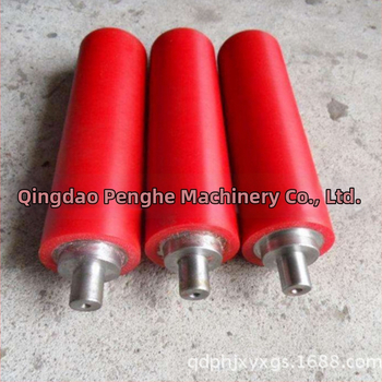 Gumený valec s PU polyuretánovou povrchovou úpravou a silikónovou gumou, telo valca z inžinierskeho plastu, Penghe Machinery