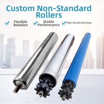 Chuangying rolă fără alimentare, tambur din oțel carbon, model CY-WDL-2, pentru echipamente de linie de asamblare