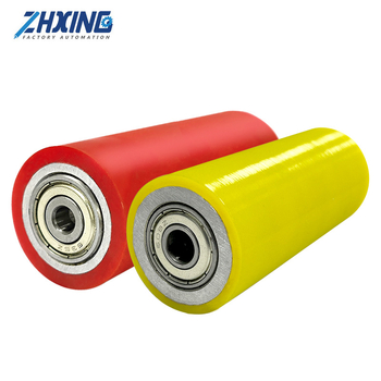 Rola cilindrică pentru bandă transportoare cu tub PU și rol PU – rezistentă la uzură, silențioasă și rezistentă la temperaturi înalte