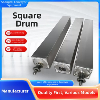 Štvorecový valec pre montážnu linku – trubka z nehrdzavejúcej alebo uhlíkovej ocele, dopravná linka valec