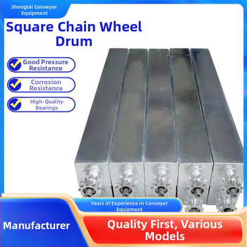 Štvorecový valec pre montážnu linku – trubka z nehrdzavejúcej alebo uhlíkovej ocele, dopravná linka valec