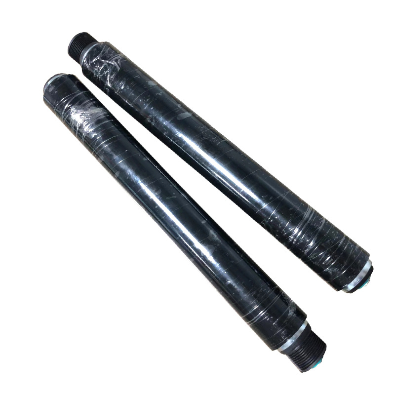 Rola din cauciuc poliuretan cu acoperire din cauciuc, rulou exterior, tub din oțel inoxidabil, diametru tambur personalizat, diametru ax personalizat