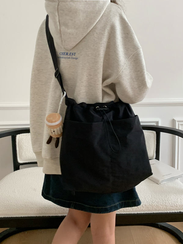 First Moai ναϊλον Tote τσάντα για γυναίκες — Street Style, μαγνητικό κλείσιμο, οριζόντιο τετράγωνο σχήμα, καθημερινή χρήση
