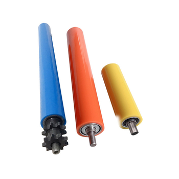 Rulou cu strat de cauciuc, exterior, țeavă din oțel carbon, suprafață galvanizată, personalizare disponibilă