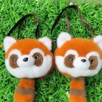 Βελούδινη παιδική τσάντα crossbody, στρογγυλή μορφή, κλείσιμο με φερμουάρ, αστικός μινιμαλιστικός στυλ