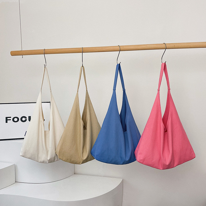 Bucket Tote Bag, Καμβάς, Μαγνητικό Κλείσιμο, Εσωτερική Θήκη Με Φερμουάρ, Θήκη Για Τηλέφωνο, Λαμιναρισμένη Θήκη Με Φερμουάρ, Αστικό Απλό Στυλ, Άνοιξη 2025