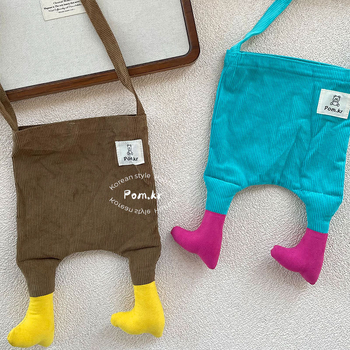 Παιδική τσάντα crossbody από ύφασμα με ζωικό μοτίβο, PU επένδυση, πολύ ελαφριά, για μαθήτριες δημοτικού, φρέσκο και γλυκό στυλ