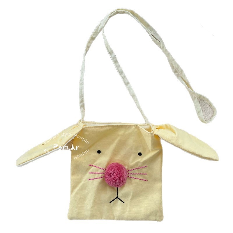 Παιδική τσάντα crossbody από ύφασμα με ζωικό μοτίβο, PU επένδυση, πολύ ελαφριά, για μαθήτριες δημοτικού, φρέσκο και γλυκό στυλ