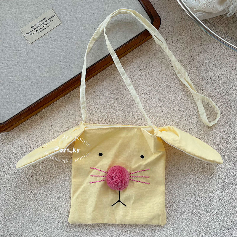 Παιδική τσάντα crossbody από ύφασμα με ζωικό μοτίβο, PU επένδυση, πολύ ελαφριά, για μαθήτριες δημοτικού, φρέσκο και γλυκό στυλ