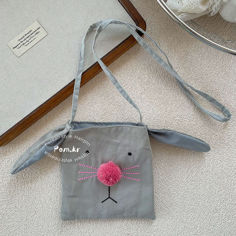 Παιδική τσάντα crossbody από ύφασμα με ζωικό μοτίβο, PU επένδυση, πολύ ελαφριά, για μαθήτριες δημοτικού, φρέσκο και γλυκό στυλ