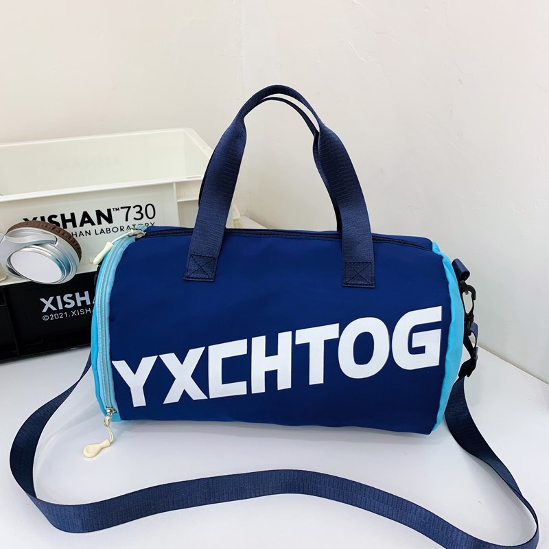 Παιδική τσάντα ταξιδιού με ιμάντα στον ώμο – unisex, ultra-ελαφριά, διαπνέουσα, ανθεκτική στη φθορά, με σχέδιο μεγάλων γραμμάτων (ύφασμα Oxford)
