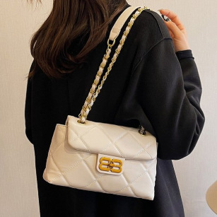 Τσάντα crossbody PU, μικρή τετράγωνη σχεδίαση, κλείσιμο latch, εσωτερικές τσέπες με φερμουάρ και θήκη για κινητό