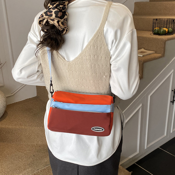 Παιδική τσάντα crossbody από νάιλον για καθημερινά ταξίδια, με επένδυση πολυεστέρα, γεωμετρικό σχέδιο, αναπνεύσιμη κατασκευή, κατάλληλη για μαθητές δημοτικού