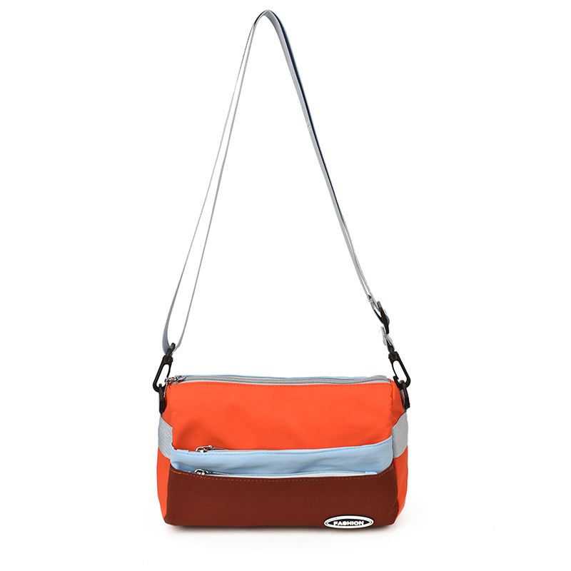 Παιδική τσάντα crossbody από νάιλον για καθημερινά ταξίδια, με επένδυση πολυεστέρα, γεωμετρικό σχέδιο, αναπνεύσιμη κατασκευή, κατάλληλη για μαθητές δημοτικού