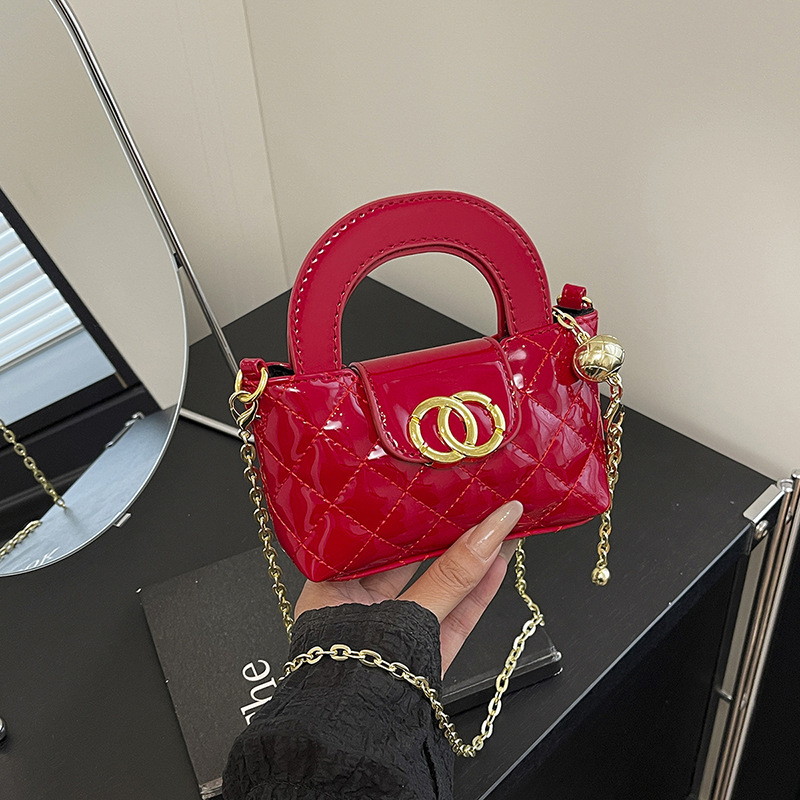 Geantă crossbody pentru fete - PU piele, căptușeală din poliester, culoare uni, stil modern și cool, Primăvara 2025