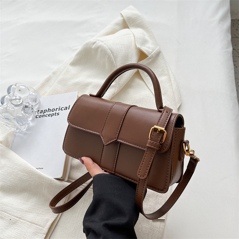 Corduroy γυναικεία τσάντα crossbody, μικρού τετράγωνου σχήματος, επένδυση PU, κλείσιμο με φερμουάρ, εσωτερική τσέπη με φερμουάρ τύπου sandwich