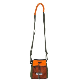 Unisex τσαντα crossbody από νάιλον με κλείσιμο κορδονιού, ελαφρύ, φόδρα από νάιλον, μοτίβο γραμμάτων