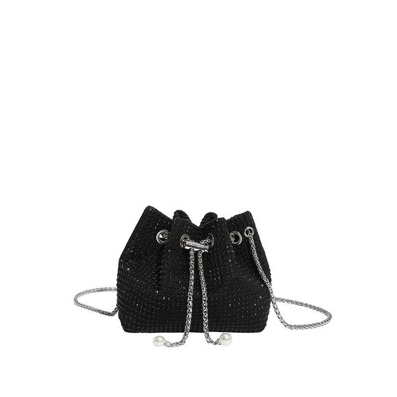 Geantă Bucket pentru femei din PU, închidere magnetică, buzunare interioare pentru telefon și ID card, căptușeală din piele sintetică, formă orizontală pătrată