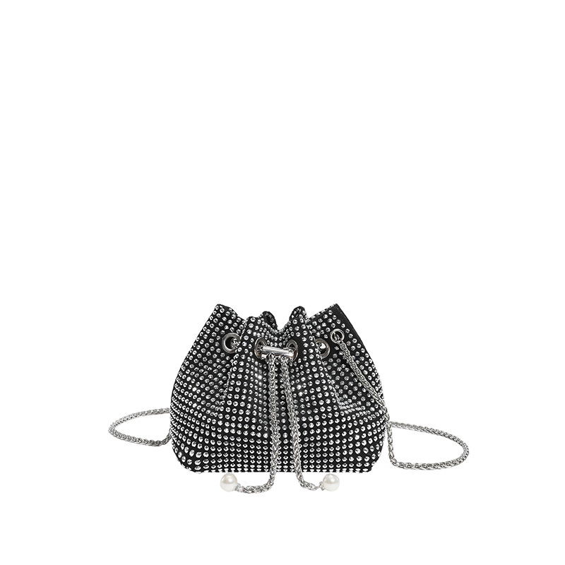 Geantă Bucket pentru femei din PU, închidere magnetică, buzunare interioare pentru telefon și ID card, căptușeală din piele sintetică, formă orizontală pătrată