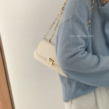 Corduroy τσαντάκι μασχάλης με αλυσίδα, crossbody, PU επένδυση, μάρκα Yinse, για χαλαρές μετακινήσεις (λανσαρισμένο άνοιξη 2018)