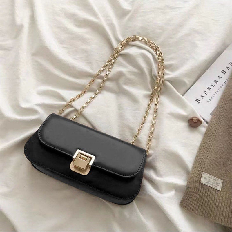 Corduroy τσαντάκι μασχάλης με αλυσίδα, crossbody, PU επένδυση, μάρκα Yinse, για χαλαρές μετακινήσεις (λανσαρισμένο άνοιξη 2018)