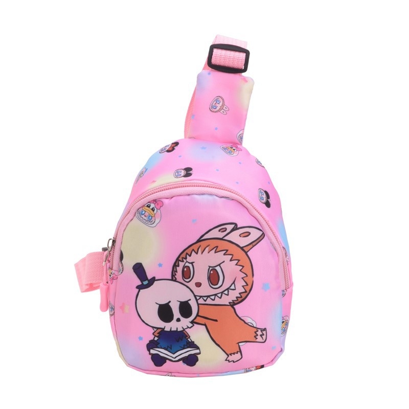 Παιδικό τσαντάκι crossbody, ελαφρύ, σχέδιο anime καρτούν, ύφασμα Oxford, επένδυση πολυεστέρα, unisex.