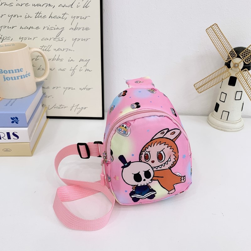 Παιδικό τσαντάκι crossbody, ελαφρύ, σχέδιο anime καρτούν, ύφασμα Oxford, επένδυση πολυεστέρα, unisex.