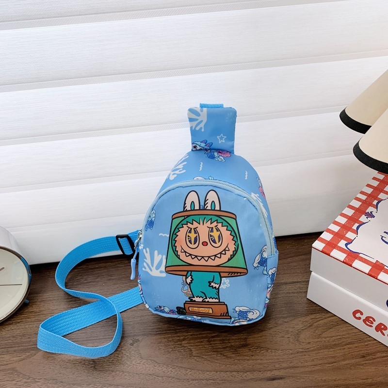 Παιδικό τσαντάκι crossbody, ελαφρύ, σχέδιο anime καρτούν, ύφασμα Oxford, επένδυση πολυεστέρα, unisex.