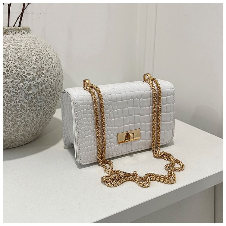 Τσάντα PU με στυλ δρόμου, crossbody τετραγωνικού σχήματος, με καπάκι και εσωτερική θήκη για κινητό
