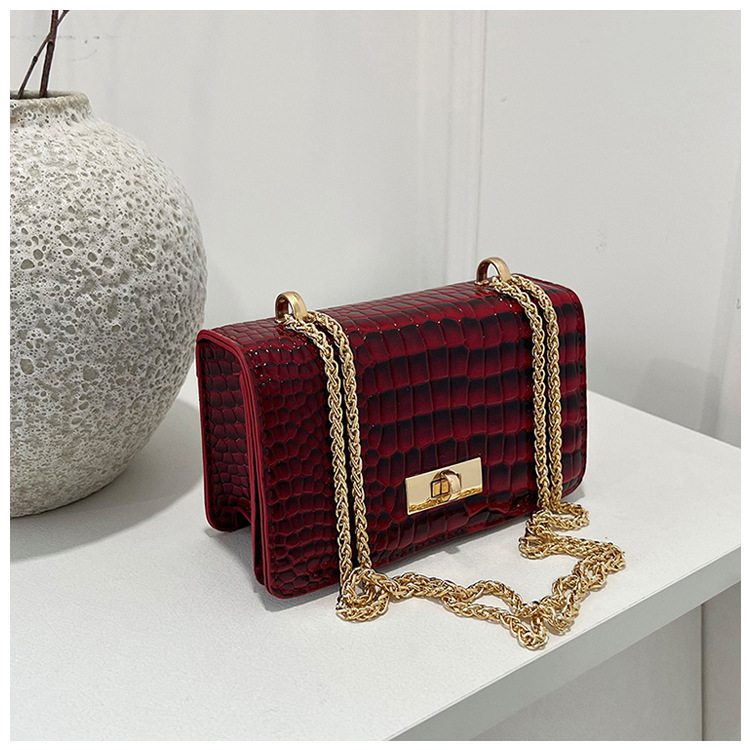 Τσάντα PU με στυλ δρόμου, crossbody τετραγωνικού σχήματος, με καπάκι και εσωτερική θήκη για κινητό