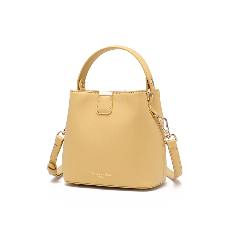 Γυναικεια PU bucket τσάντα, crossbody στυλ, μαγνητικό κλείσιμο, μονός ιμάντας