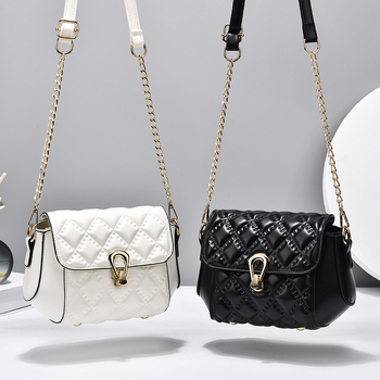 PU δερμάτινη κυκλική τσάντα crossbody με φερμουάρ και εσωτερικές θήκες