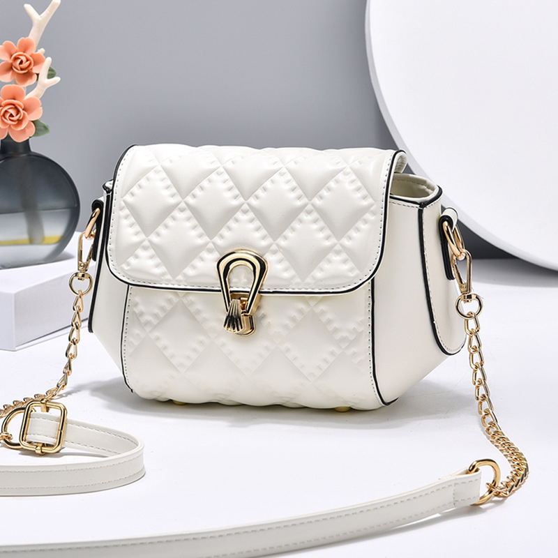PU δερμάτινη κυκλική τσάντα crossbody με φερμουάρ και εσωτερικές θήκες
