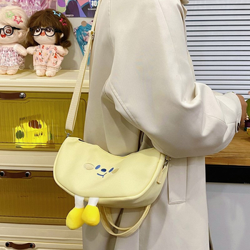 Gyerekeknek való nylonból készült crossbody táska, ultra könnyű és lélegző, poliészter béléssel, általános iskolai használatra