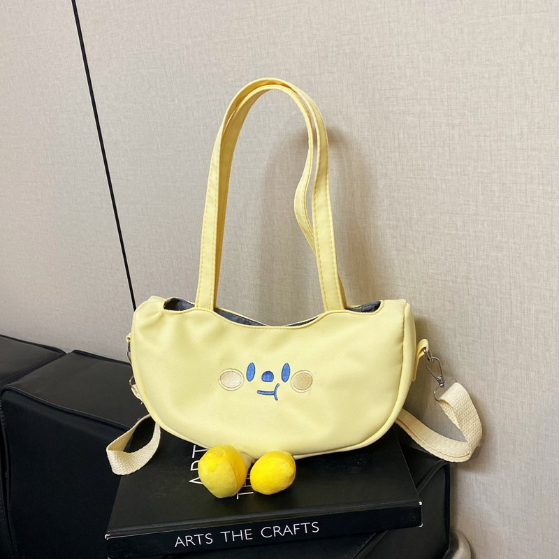 Gyerekeknek való nylonból készült crossbody táska, ultra könnyű és lélegző, poliészter béléssel, általános iskolai használatra