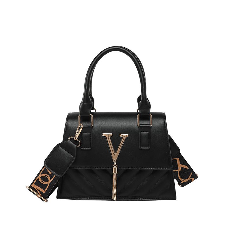 PU τετράγωνη τσάντα crossbody σε αστικό μινιμαλιστικό στυλ, οριζόντιου σχήματος, με μονή ιμάντα, εσωτερική θήκη για κινητό