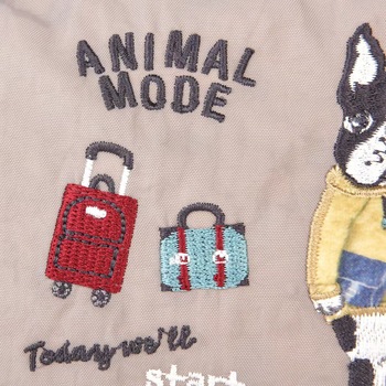 Geantă de umăr cu fermoar, poliester, formă orizontală pătrată, buzunare pentru telefon și card de identificare, curea simplă