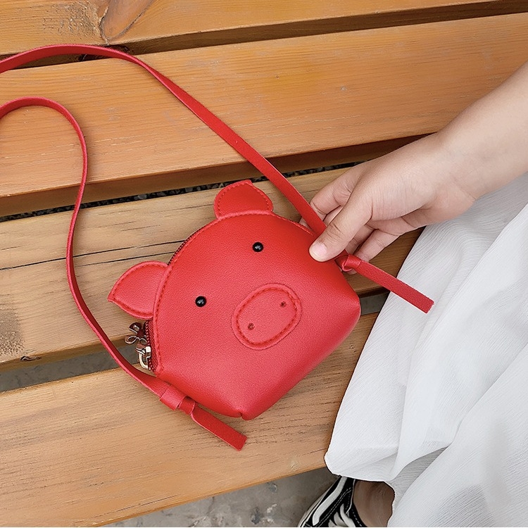 Παιδική Τσάντα Crossbody – PU Δέρμα, Unisex για Νήπια, Μοτίβο Ζώα/Ζώδια, Χαριτωμένο Στυλ