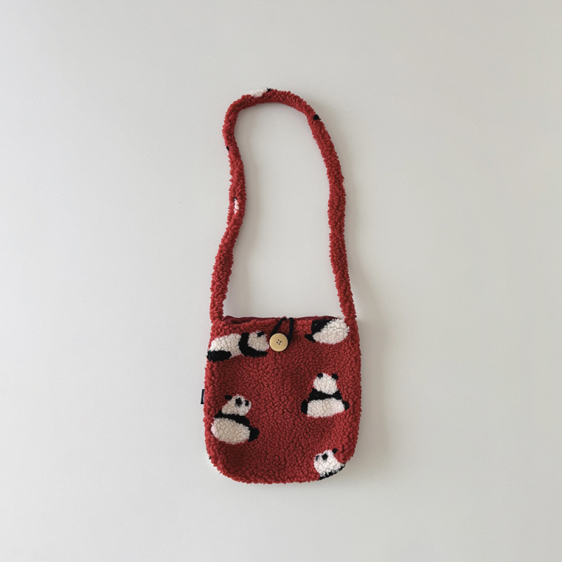 Παιδική γούνινη crossbody τσάντα με λεοπάρ μοτίβο, μεγάλη χωρητικότητα, γούνινη επένδυση