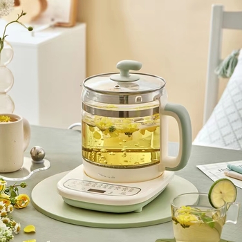 Bear Health Pot Ηλεκτρικό Κανάκι Νερού με Γυάλινο Σώμα, 220V, 600W, Ψηφιακός Θερμοστάτης Αφής, Για 2-3 Άτομα