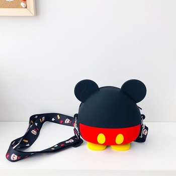 Παιδική τσάντα σιλικόνης με χαριτωμένα ζωάκια σε καρτούν — unisex, με έναν ιμάντα, καθημερινή χρήση