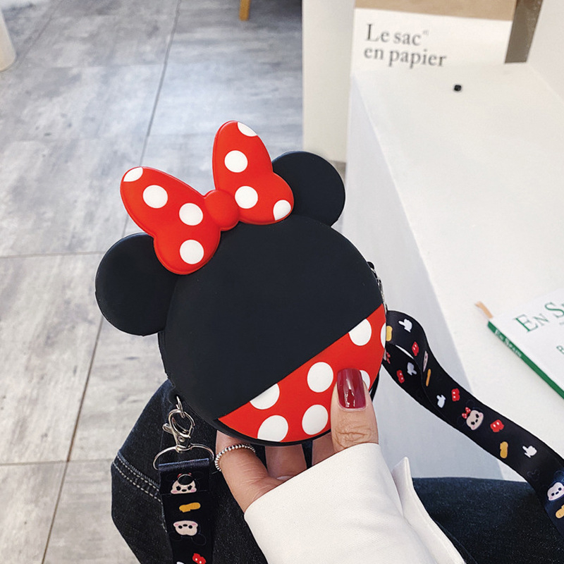 Παιδική τσάντα σιλικόνης με χαριτωμένα ζωάκια σε καρτούν — unisex, με έναν ιμάντα, καθημερινή χρήση