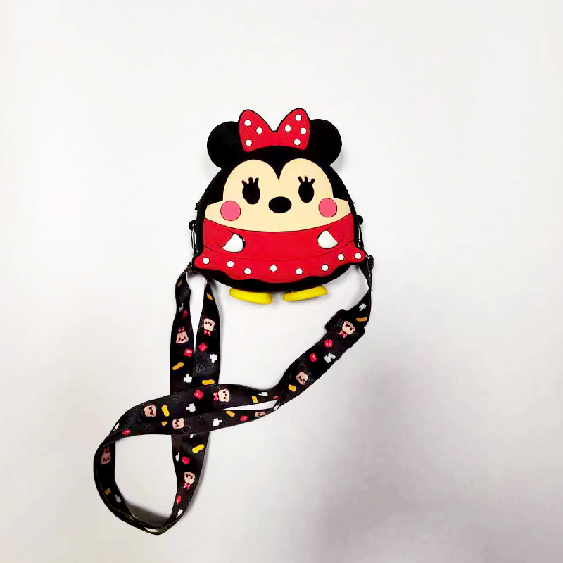 Παιδική τσάντα σιλικόνης με χαριτωμένα ζωάκια σε καρτούν — unisex, με έναν ιμάντα, καθημερινή χρήση